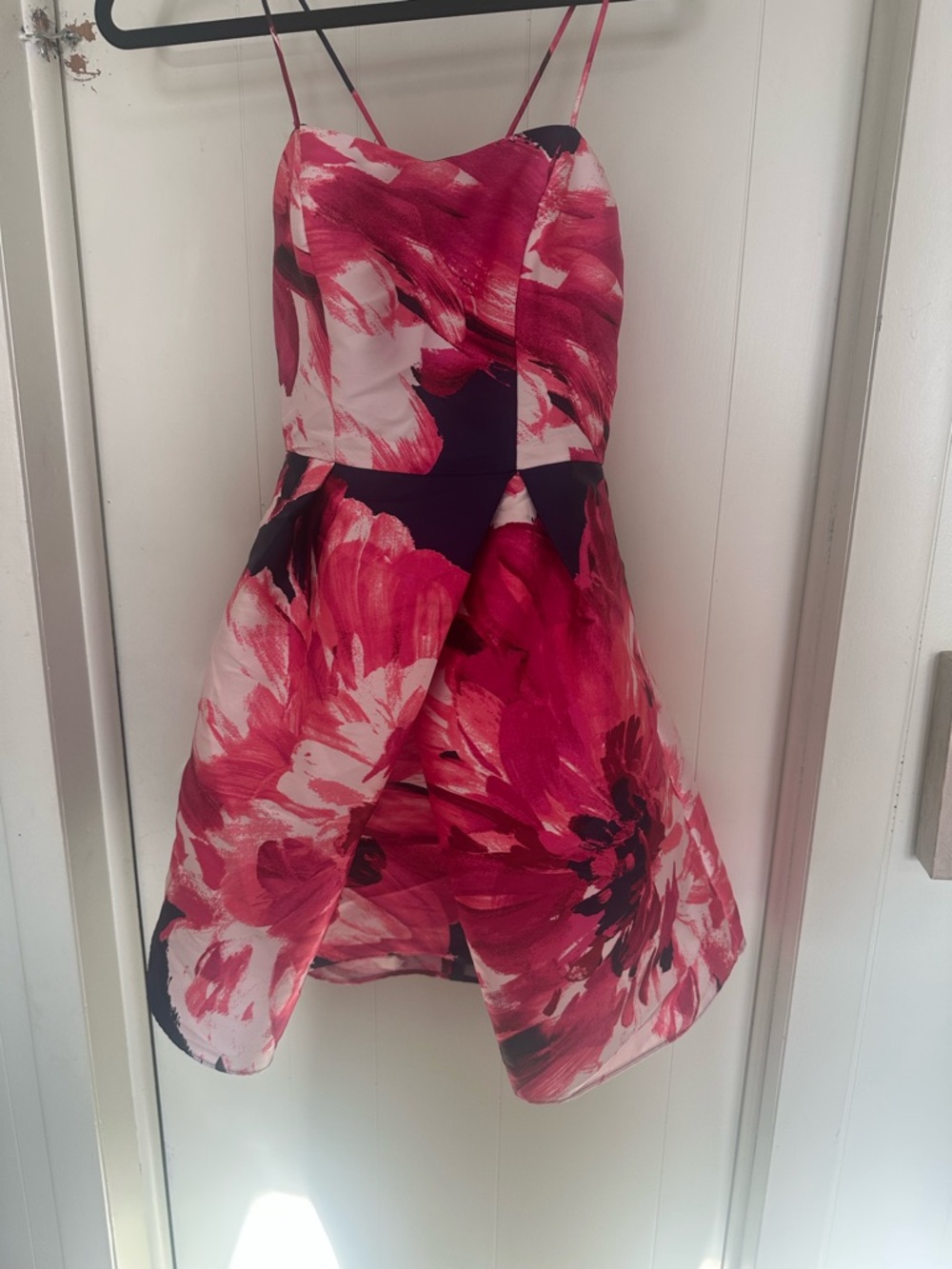 BCX size 3‎ Floral Pink Party Dress with Spaghetti Straps
